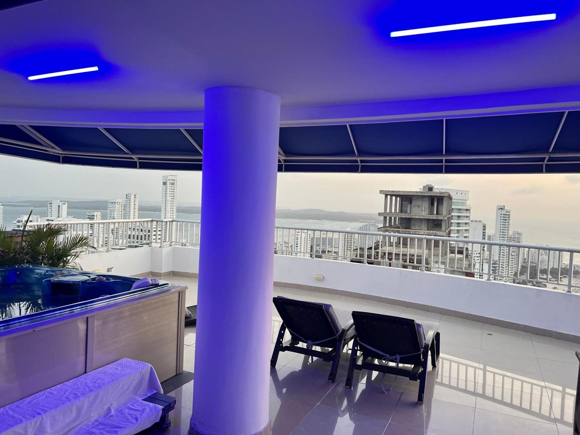 Palmetto Penthouse Deluxe Beautiful View And Sunset Floor 39 Cartagena