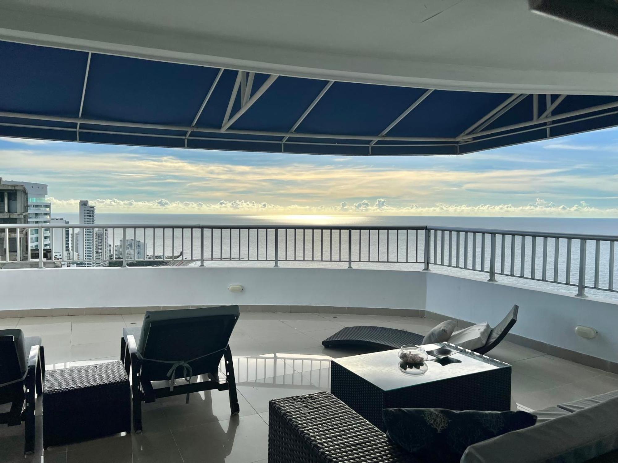 Palmetto Penthouse Deluxe Beautiful View And Sunset Floor 39 Cartagena
