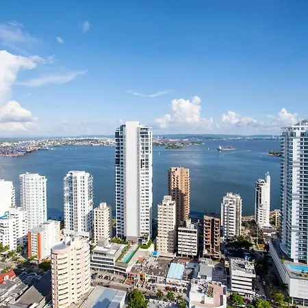 Palmetto Penthouse Deluxe Beautiful View And Sunset Floor 39 * Cartagena