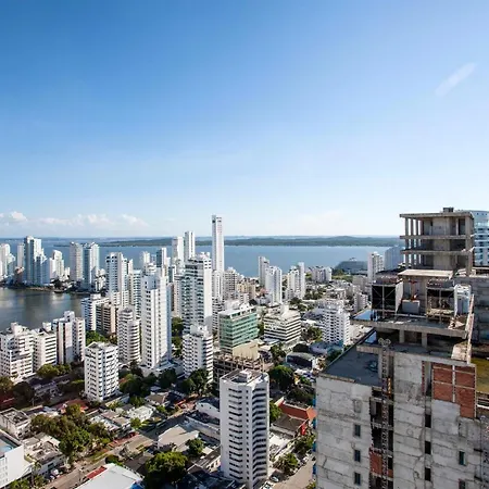 Palmetto Penthouse Deluxe Beautiful View And Sunset Floor 39 * Cartagena