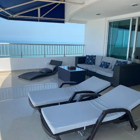 Palmetto Penthouse Deluxe Beautiful View And Sunset Floor 39 Cartagena