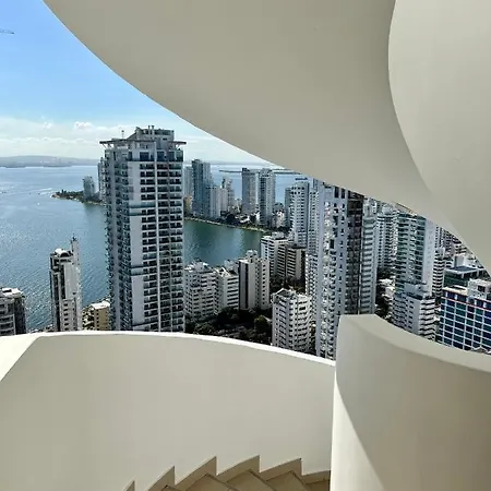 Palmetto Penthouse Deluxe Beautiful View And Sunset Floor 39 * Cartagena